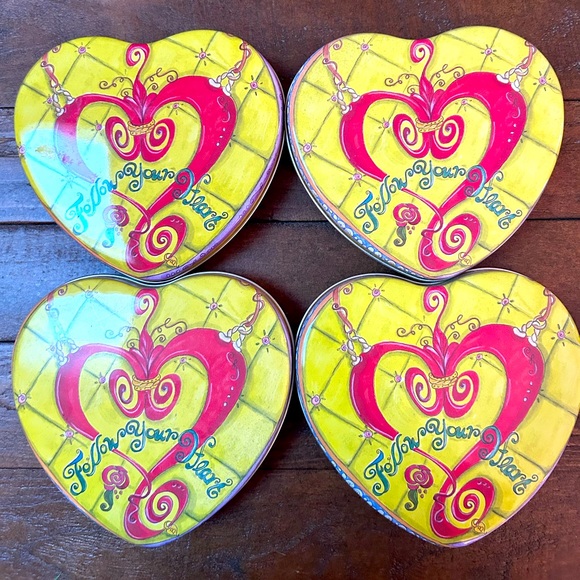 Brighton Other - Brighton Heart Shaped Metal Gift/Storage Boxes. Set of 4.